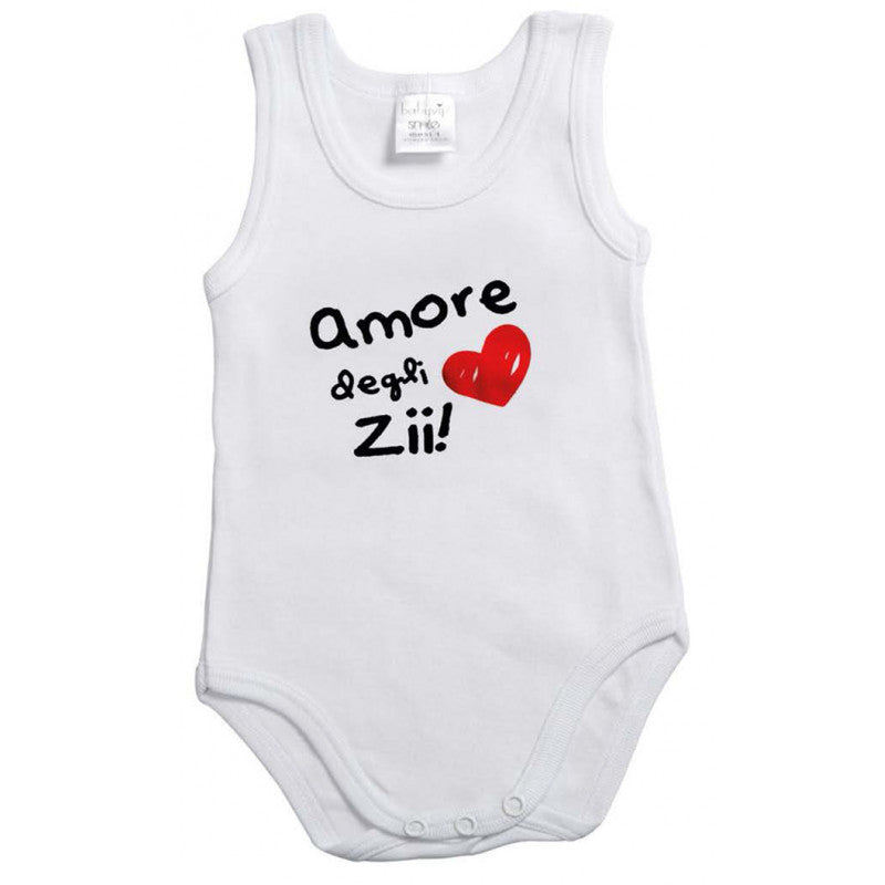 Auntie and Uncle's Love Wide Shoulder Bodysuit - 1 Month