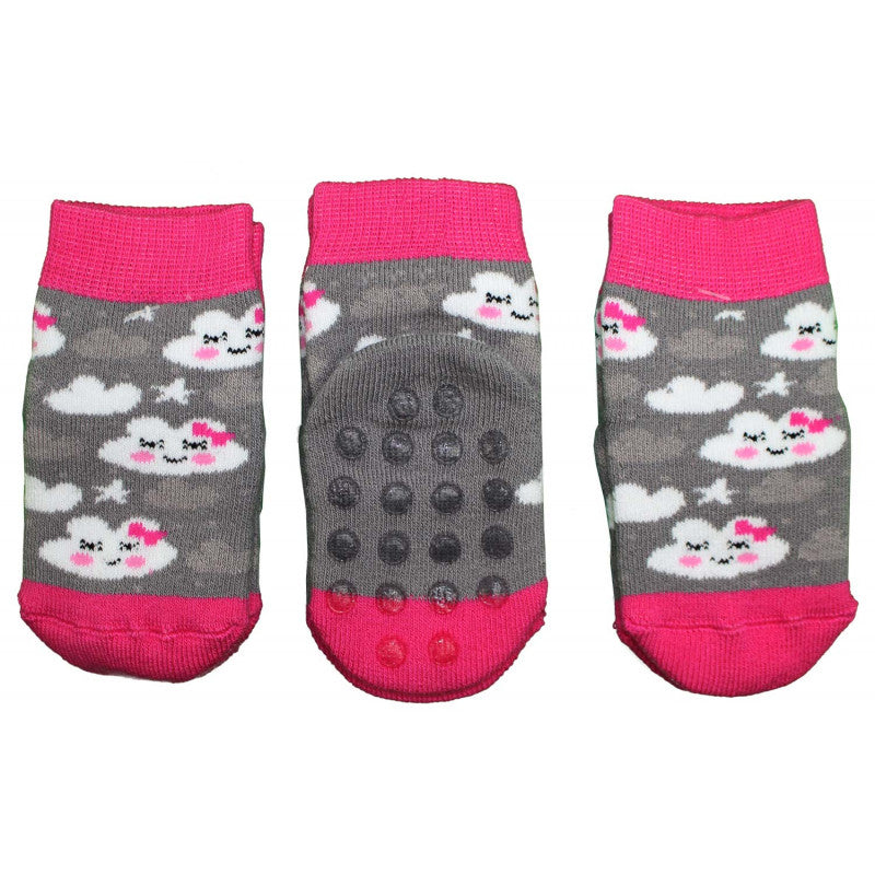 3 Pairs Cloud Non-Slip Socks - 19|22