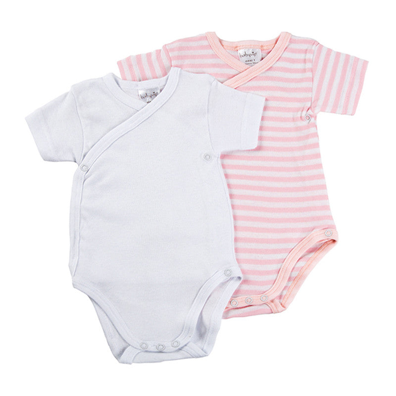 Newborn Girl Bodysuit (Wrap Style) - 1 Month