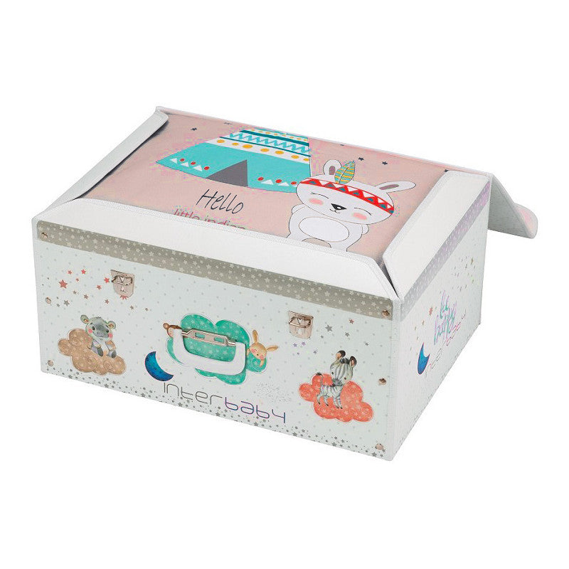 Complete Duvet and Bumper Set for Cot - Little Indian Pink