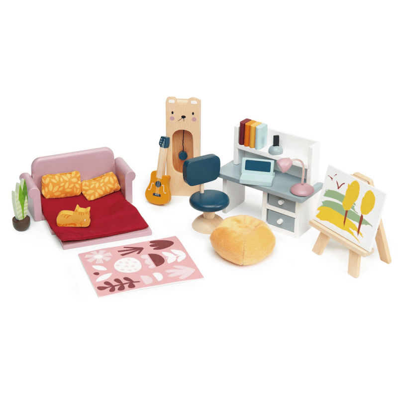 Wooden Playhouse Furniture Set