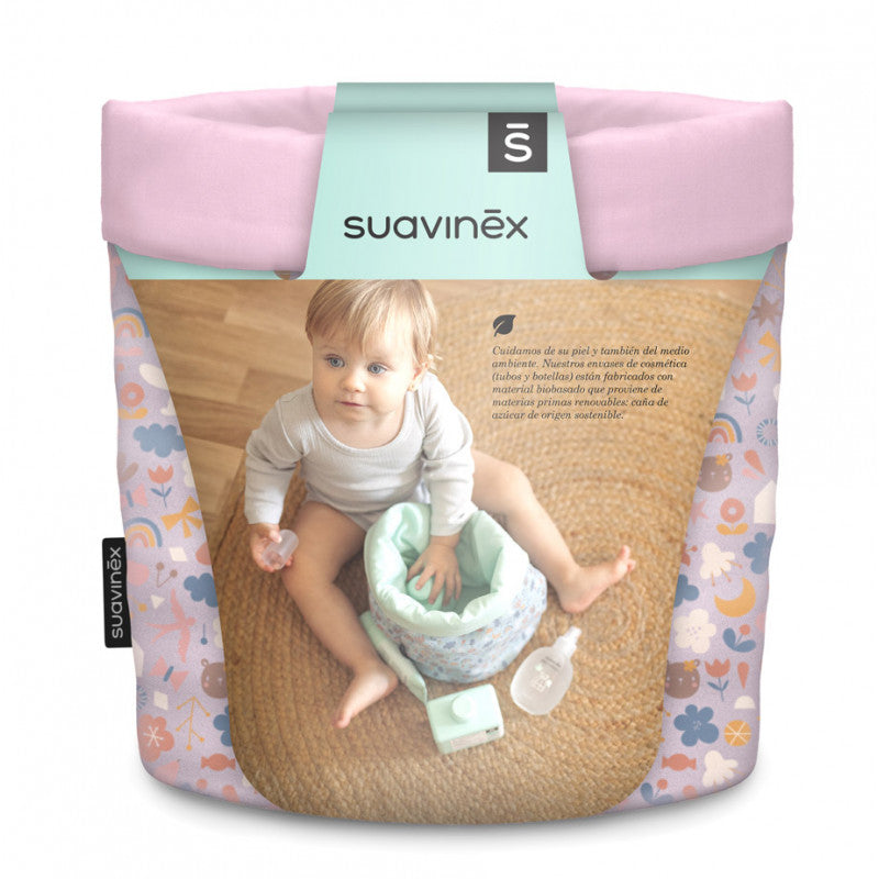 Suavinex - Panier en tissu Prime Cure Girl
