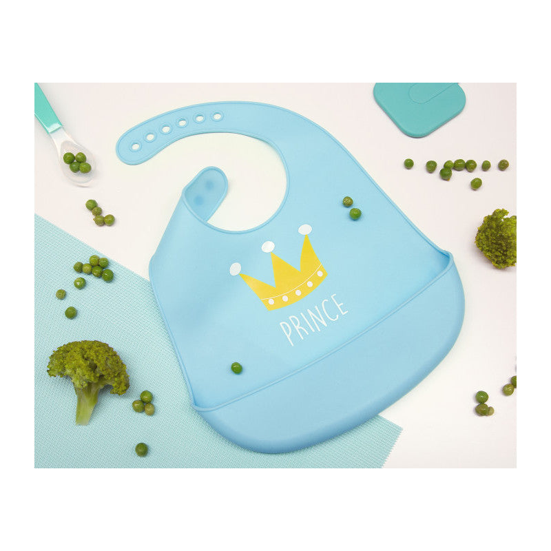 Bavoir en silicone - Prince