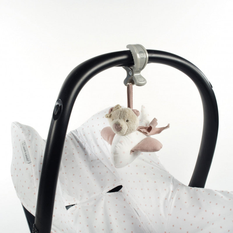 Ours en peluche en mouvement Pasito a Pasito - Rosa