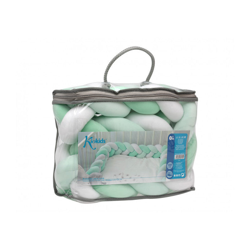 Réducteur de tresse pour lit bébé - Menthe - 5