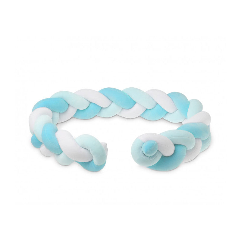 Réducteur de tresse pour lit bébé - Bleu clair