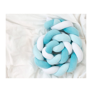 Réducteur de tresse pour lit bébé - Bleu clair - 2