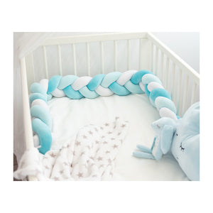 Réducteur de tresse pour lit bébé - Bleu clair - 3