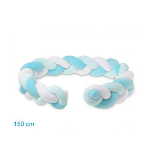 Réducteur de tresse pour lit bébé - Bleu clair - 4