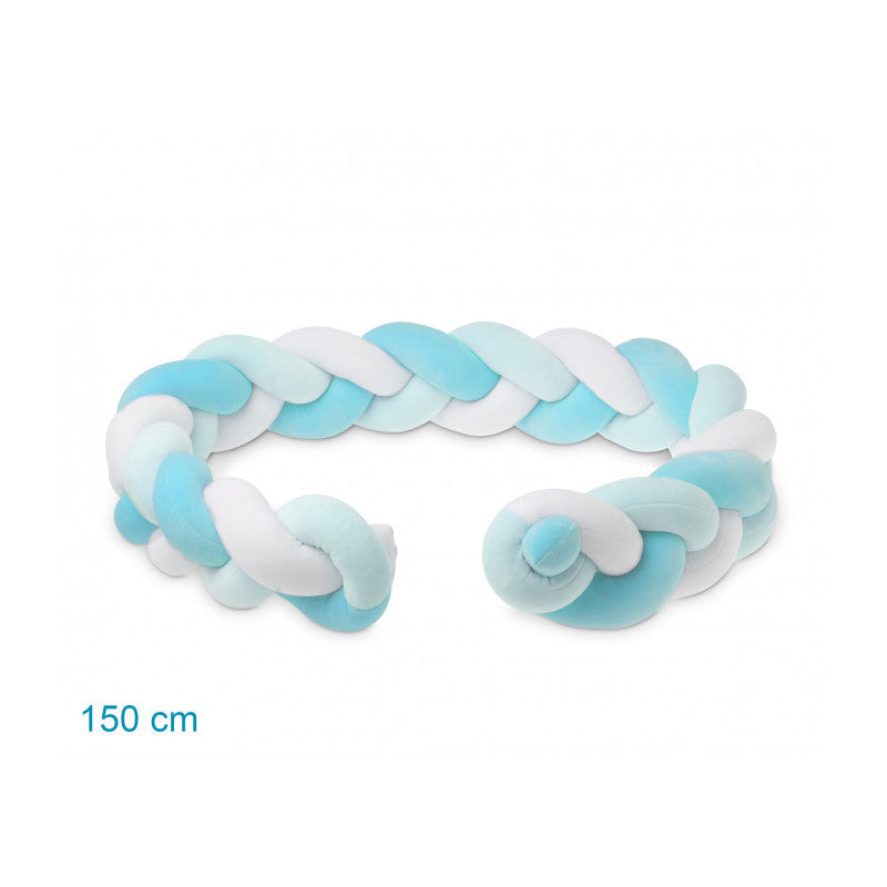 Réducteur de tresse pour lit bébé - Bleu clair - 4