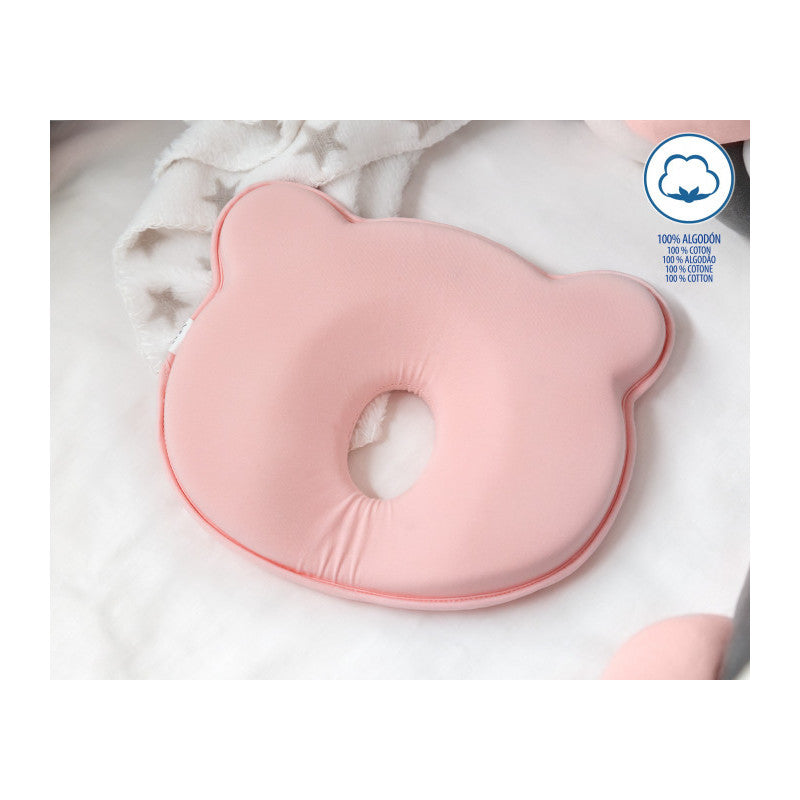 Oreiller ergonomique pour bébé - Rose - 2