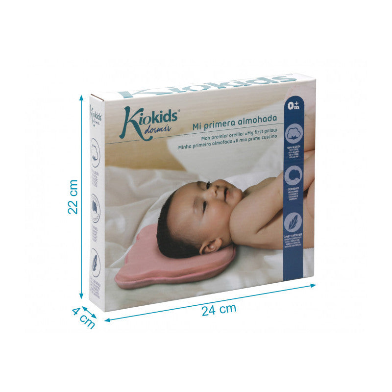 Oreiller ergonomique pour bébé - Rose - 5