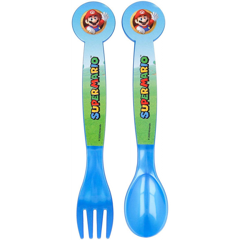 Set 2 couverts Super Mario Bross