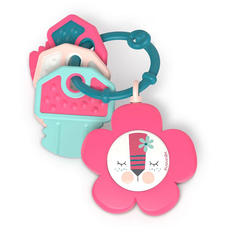 Anneau de dentition musical Suavinex - Rose
