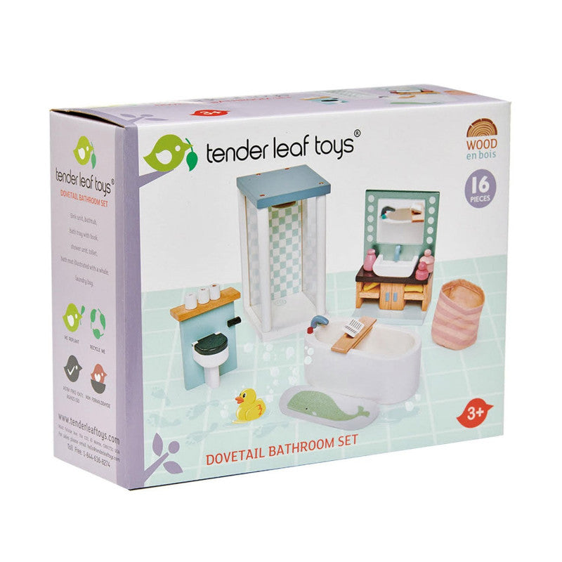 Dollhouse Bathroom Furniture Set