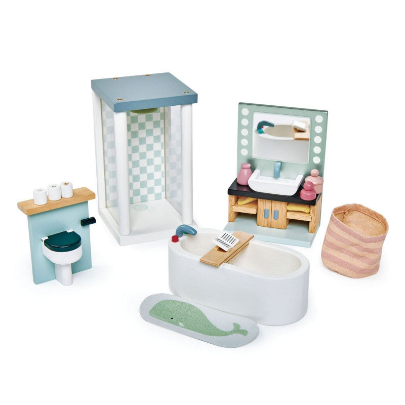Dollhouse Bathroom Furniture Set