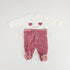 Pierre Cardin Barboteuse Rose Antique TG. 3 6/9