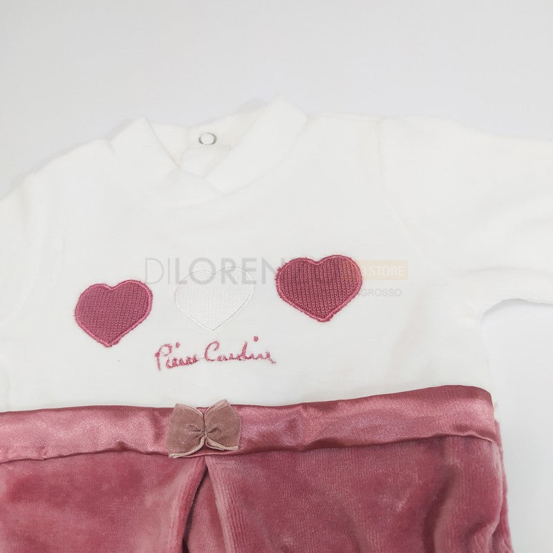 Pierre Cardin Barboteuse Rose Antique TG. 3 6/9
