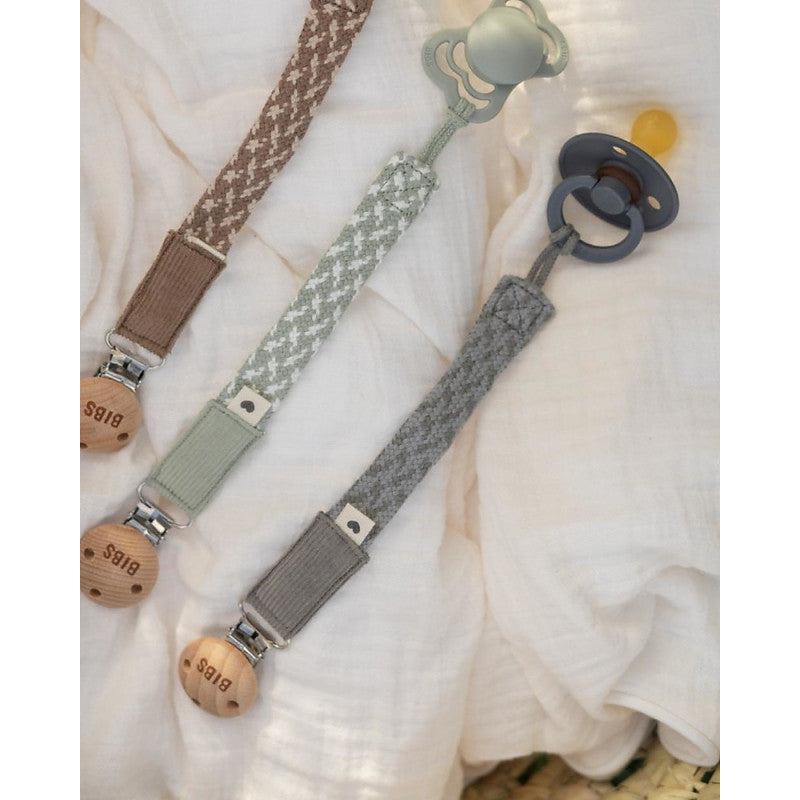 Attaches sucettes  BIBS Paci Clip - Grey