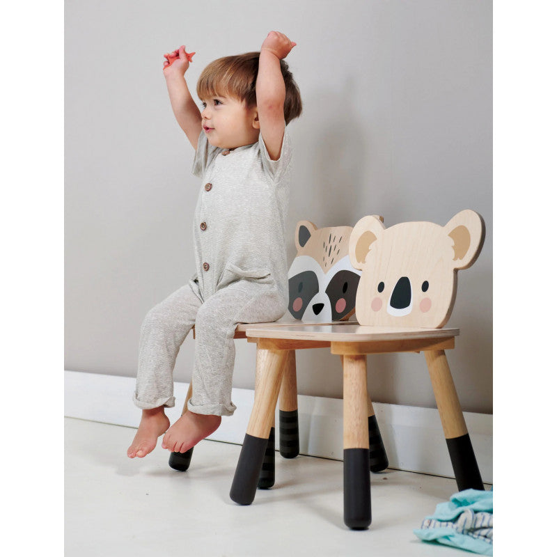 Tables pour enfants Tender Leaf Toys Forest Raccoon Chair