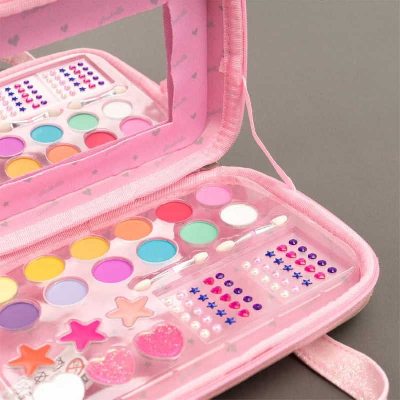 Girabrilla - Coffret Maquillage Puffer - Rose