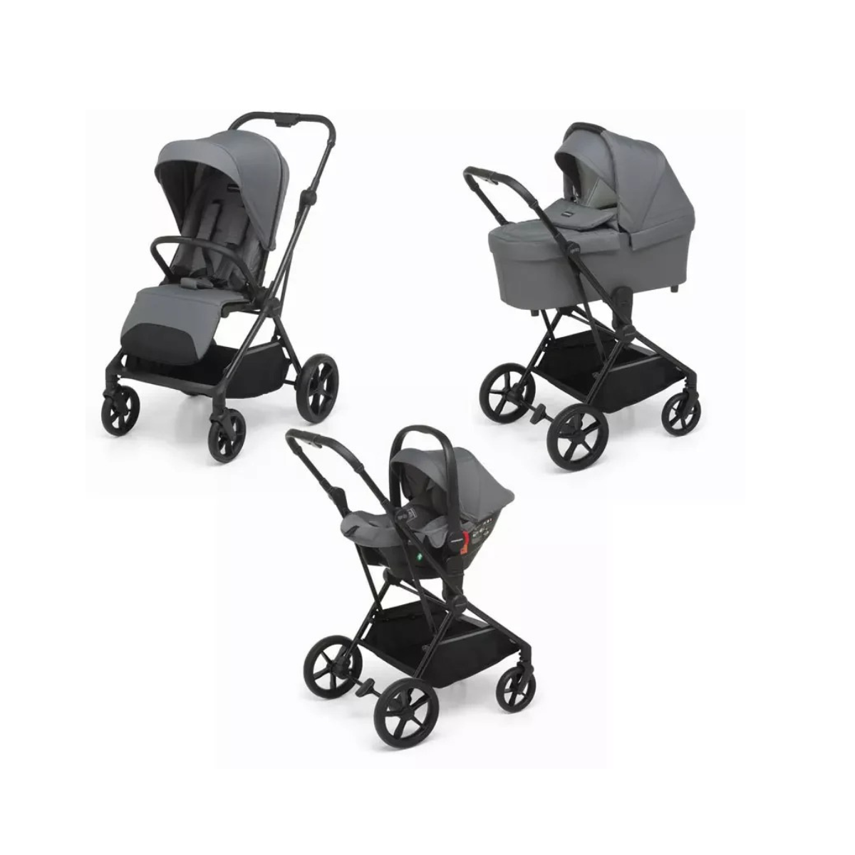 Poussettes Trios Foppapedretti Spritz I-size - Titanio