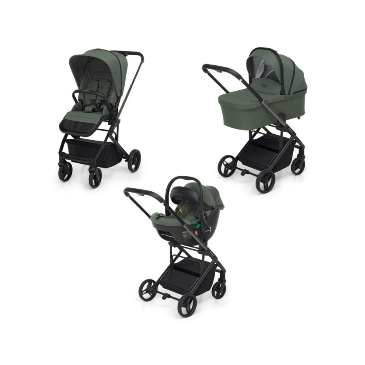 Poussettes Trios Foppapedretti TicToc i-Size Olive