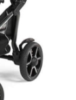 Ruota Posteriore Vivace Peg Perego Nero/Titania