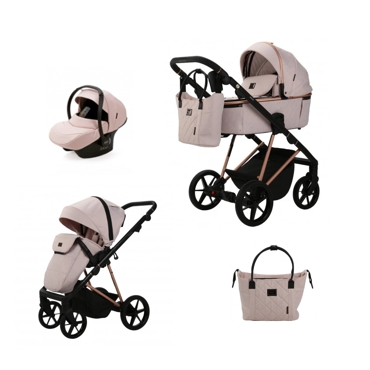 Poussettes Trios Adamex Delta Special Edition