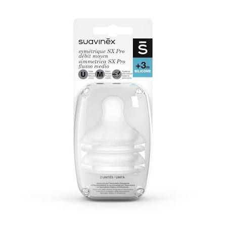 Suavinex SX PRO Symmetrical Teat - Medium Flow