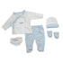 Coffret naissance 5 pièces en coton chaud - Les Jolies Cielo 0/1 mois