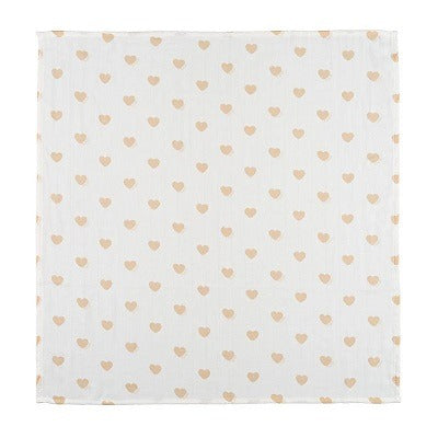 Mussola multiuso Nanan Cuori 80 x 80